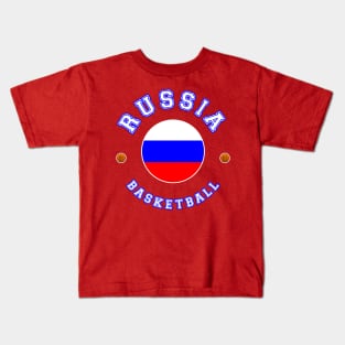 Russia Basketball Kids T-Shirt